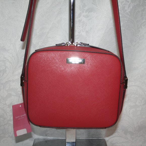 KATE SPADE CAMMIE NEWBURY LANE HOTCHILI CROSSBODY